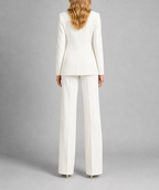 Anayah - Women's Notch-Lapel Tailored Blazer & Wide-Leg Trouser Set