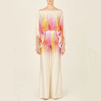 Lorraine  - Women's Off-The-Shoulder Printed Two-Piece Jumpsuit Set