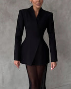 Adriana - Women's Asymmetric Tailored Blazer 1