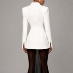 Adriana - Women's Asymmetric Tailored Blazer 3