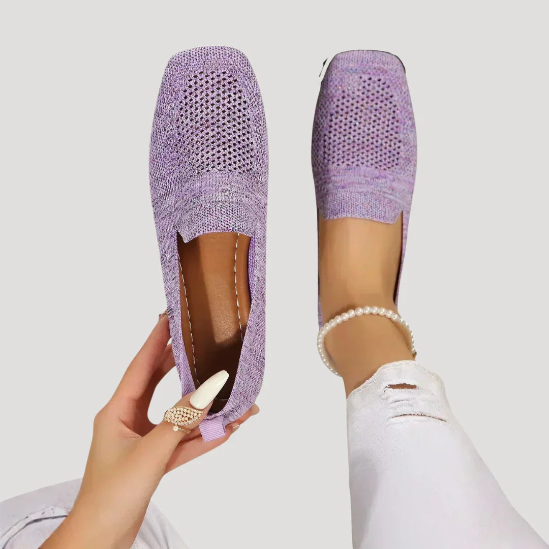 Aimee - Women's Knit Slip-On Loafers