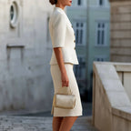 Annabel - Women's Peplum Blazer and Pencil Skirt Set 3