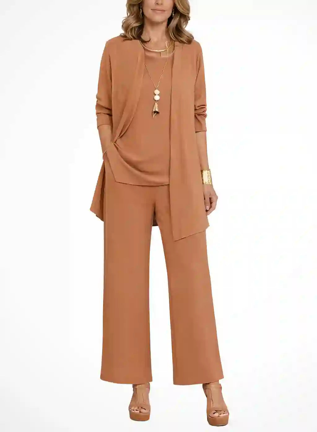 Audrey - Women's Three-Piece Cardigan Suit Set
