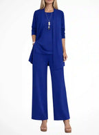 Audrey - Women's Three-Piece Cardigan Suit Set