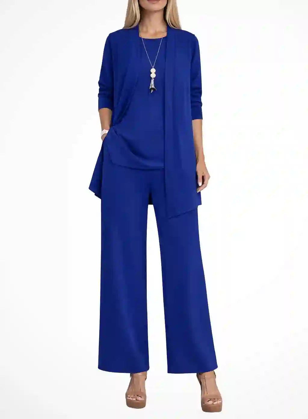 Audrey - Women's Three-Piece Cardigan Suit Set