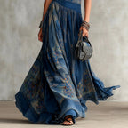 Aurelia – Women's Sleeveless Printed Bohemian Maxi Dress 3