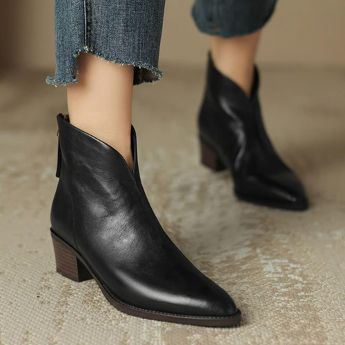 Averie - Women's Pointed-Toe Ankle Boots 