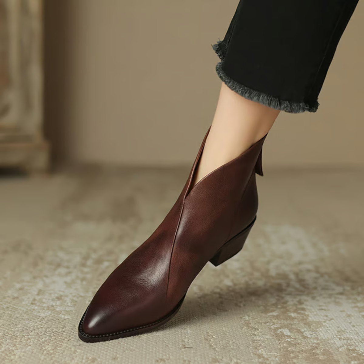 Averie - Women's Pointed-Toe Ankle Boots 
