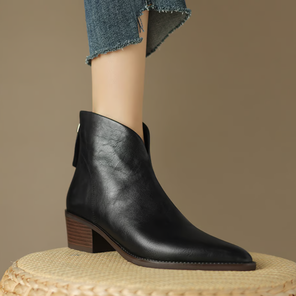 Averie - Women's Pointed-Toe Ankle Boots 