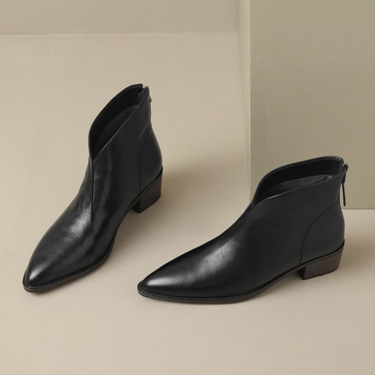 Averie - Women's Pointed-Toe Ankle Boots 