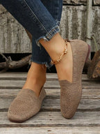 Bethany - Women's Knit Slip-On Loafers