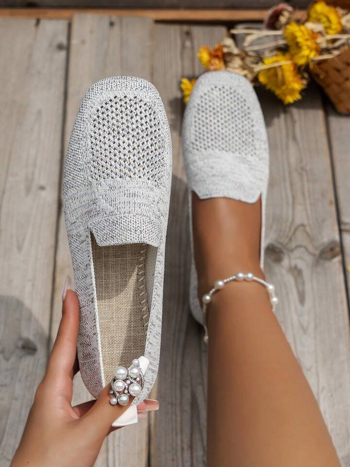 Bethany - Women's Knit Slip-On Loafers