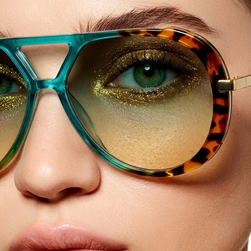 Bondi - Tortoiseshell Aviator Sunglasses
