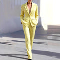 Caroline - Women's Tailored Blazer and Straight-Leg Trousers Set 1