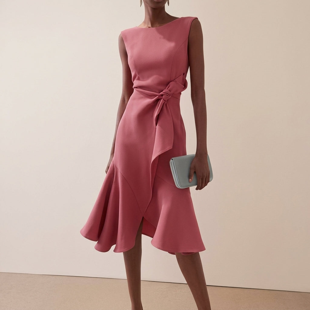 Celestine - Women's Asymmetrical Wrap Dress