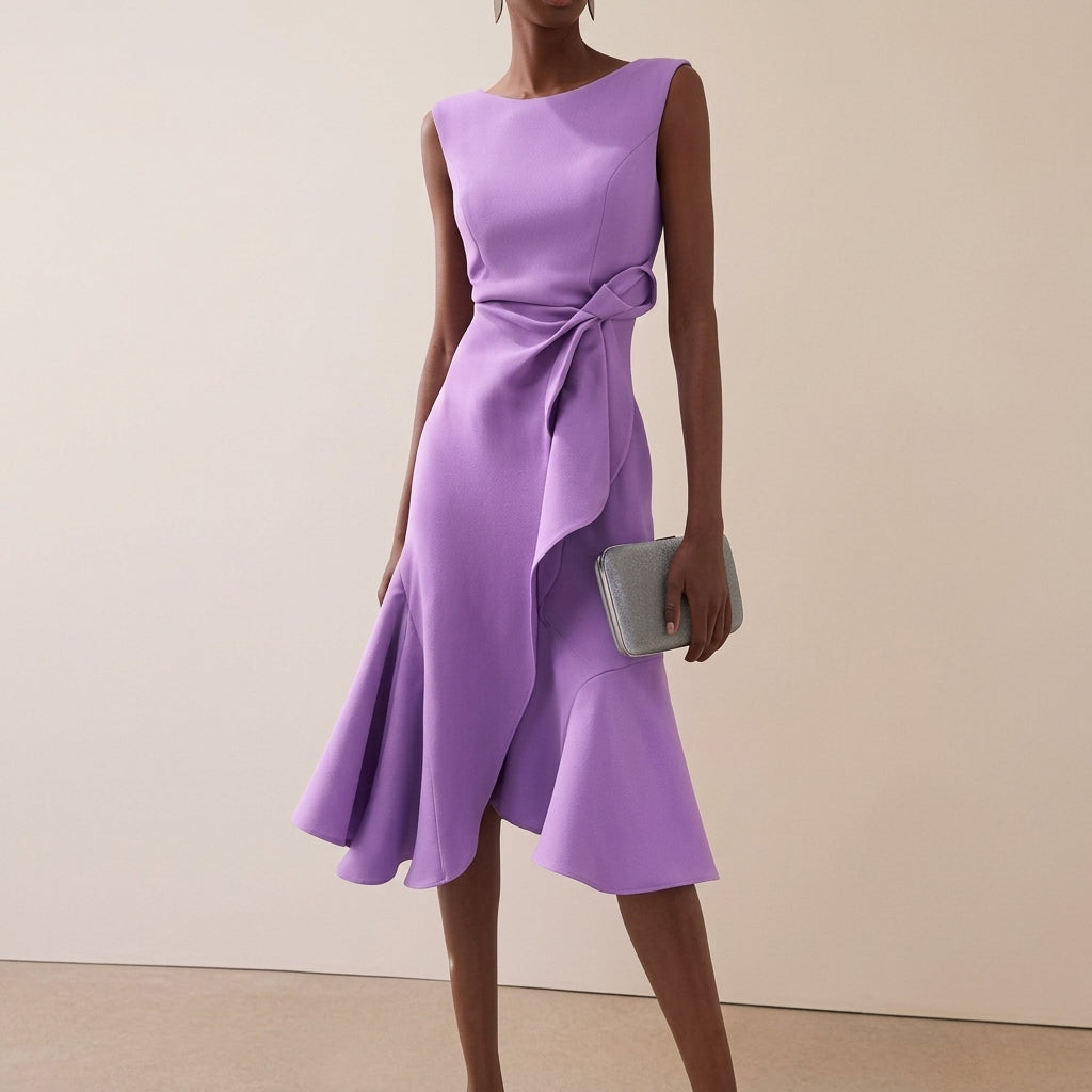 Celestine - Women's Asymmetrical Wrap Dress