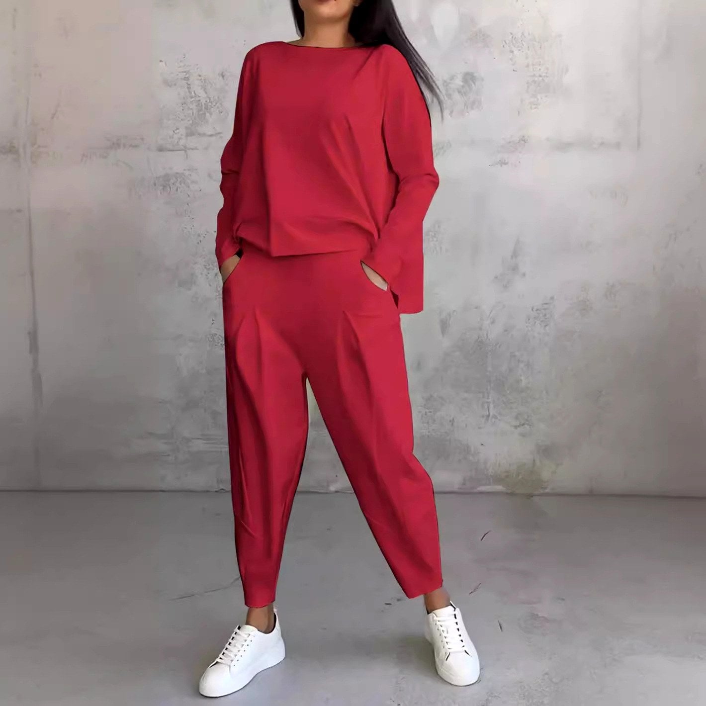 Cordelia - Women's Long Sleeve Top and Joggers Matching Set 3