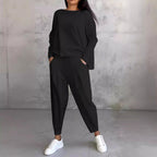 Cordelia - Women's Long Sleeve Top and Joggers Matching Set 4