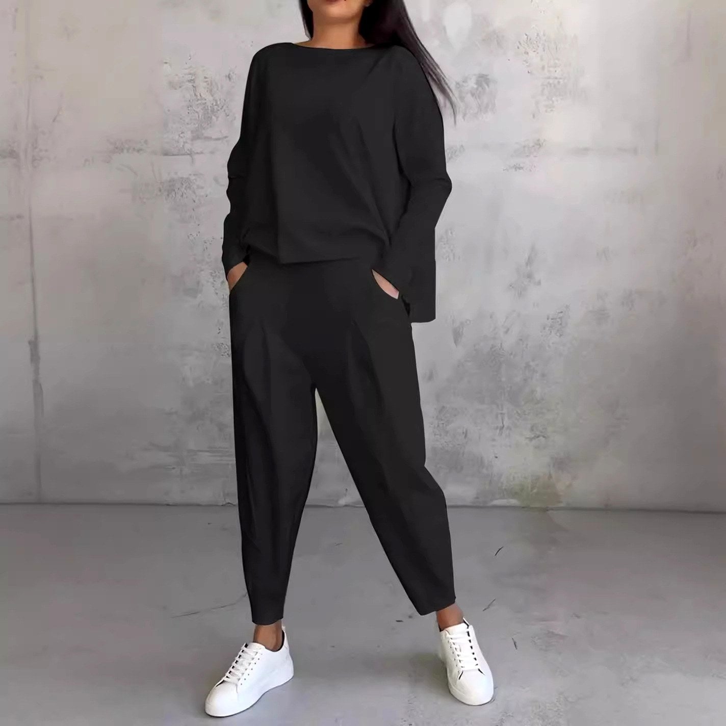 Cordelia - Women's Long Sleeve Top and Joggers Matching Set 4