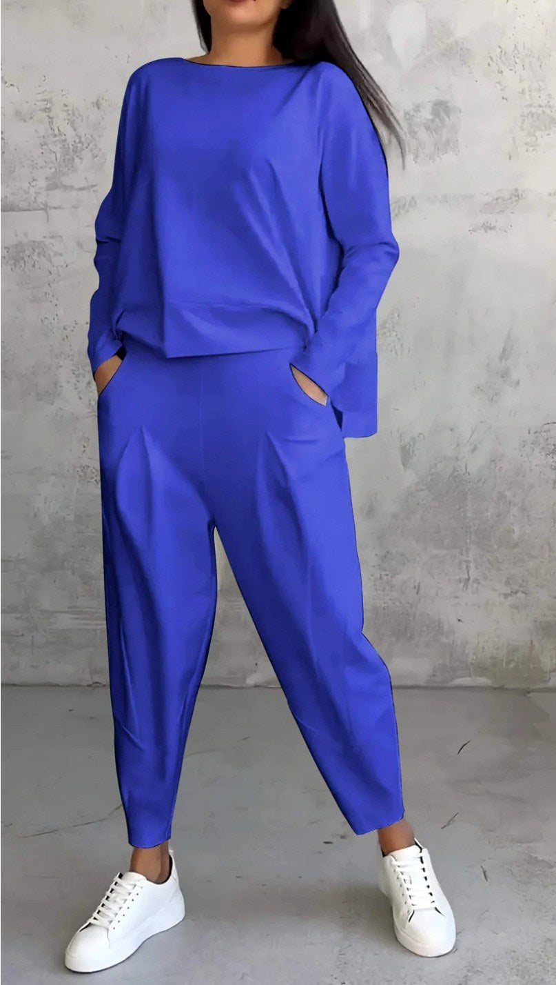 Cordelia - Women's Long Sleeve Top and Joggers Matching Set 5