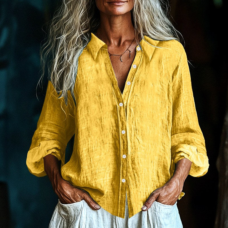 Desdemona - Women's Relaxed Fit Button-Down Shirt 3