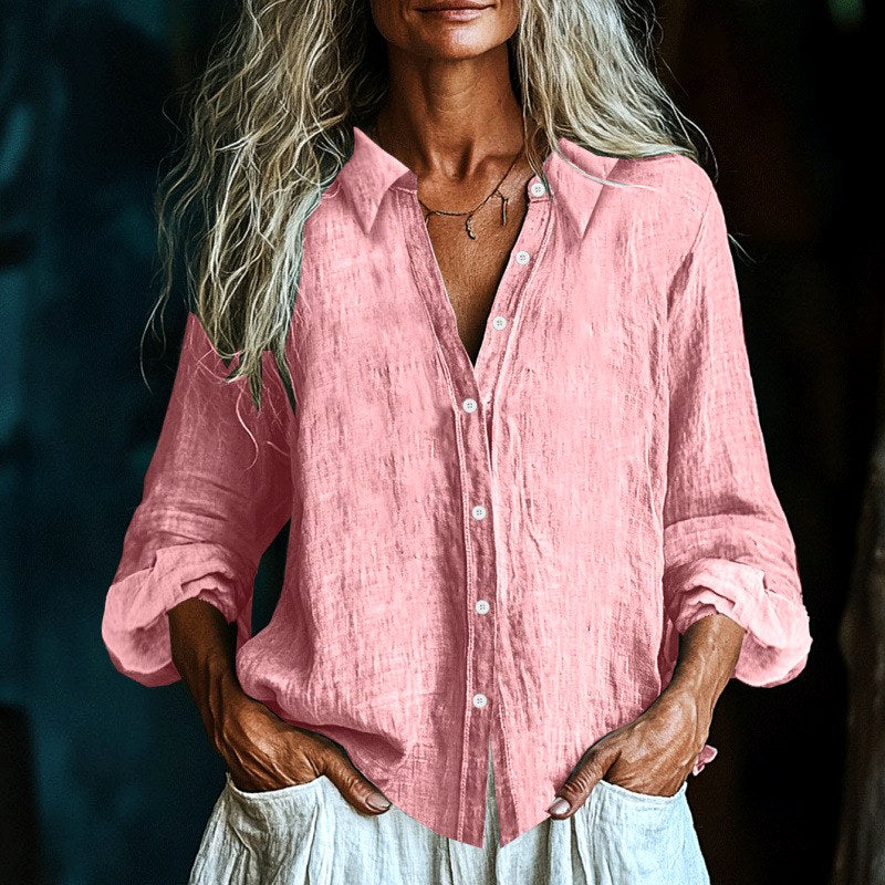 Desdemona - Women's Relaxed Fit Button-Down Shirt 5