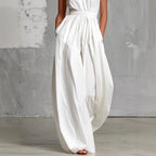 Florence - Women's Halter Ruched Waist Jumpsuits 4