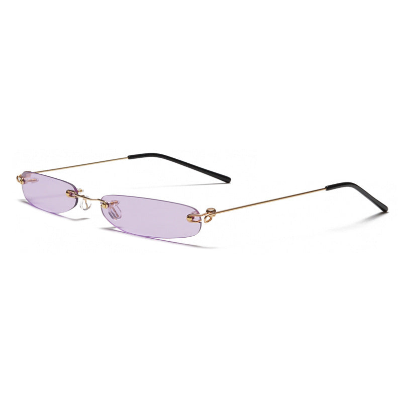 Formentera -  Rimless Metal Frame Sunglasses
