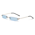 Formentera - Rimless Metal Frame Sunglasses