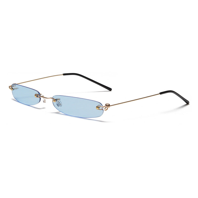 Formentera - Rimless Metal Frame Sunglasses