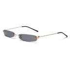 Formentera -  Rimless Metal Frame Sunglasses