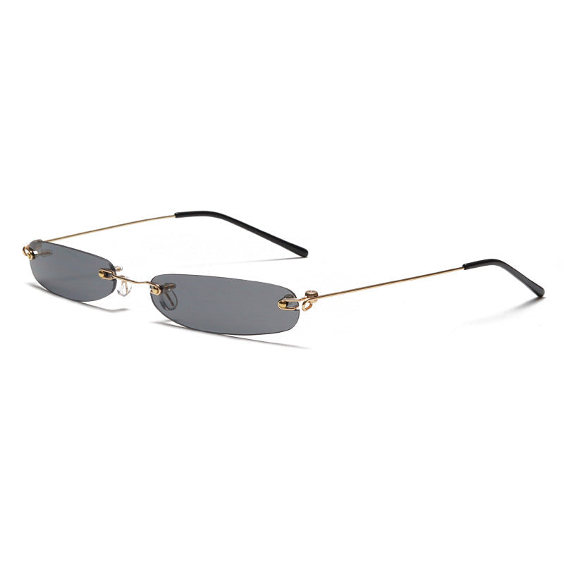 Formentera -  Rimless Metal Frame Sunglasses