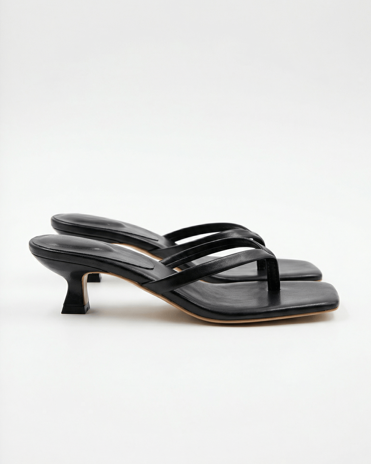 Frida - Women's Square Toe Low Heel Sandals
