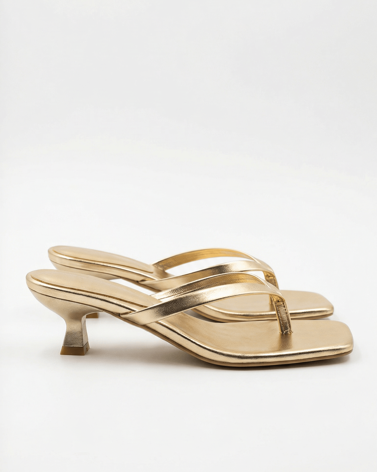 Frida - Women's Square Toe Low Heel Sandals