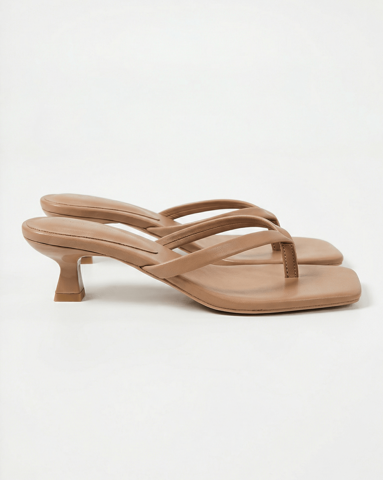Frida - Women's Square Toe Low Heel Sandals