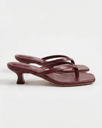 Frida - Women's Square Toe Low Heel Sandals