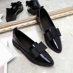 Giselle - Women's Bow-Top Pointed-Toe Loafers