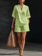 Ivana - Women's Resort Two-Piece Short Set 1