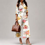Kierra - Women's Floral Print Wide-Leg Jumpsuit 1
