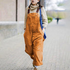 Lily - Women's Wide-Leg Utility Bib Overalls