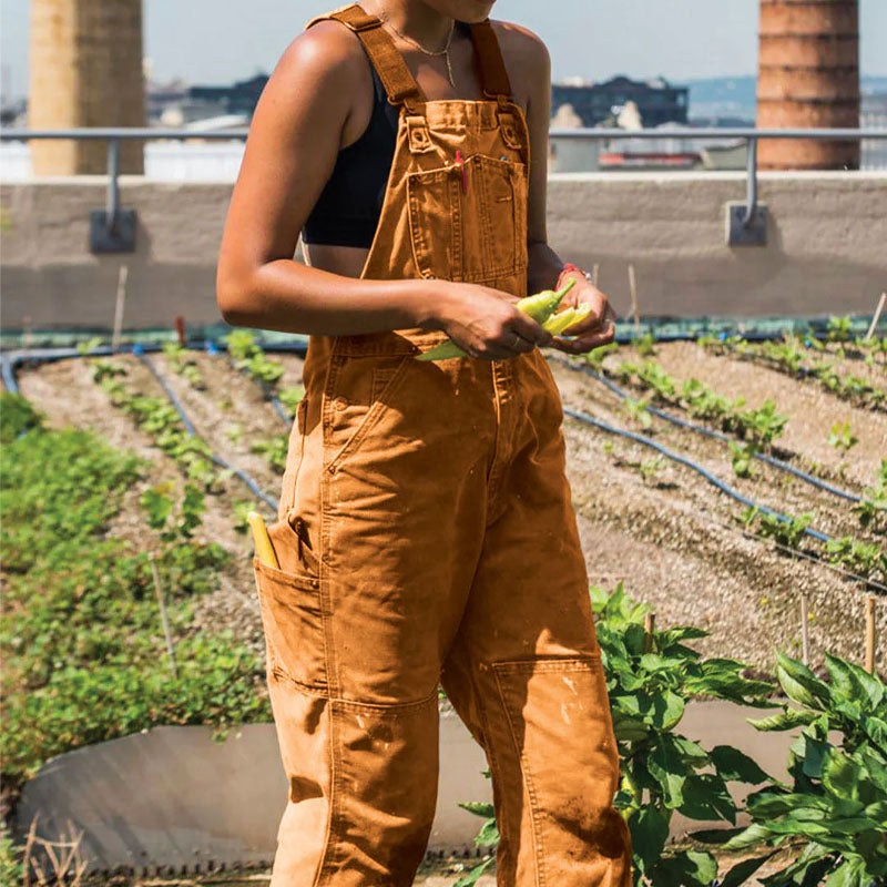 Lily - Women's Wide-Leg Utility Bib Overalls