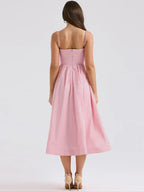 Luisa - Women's A-Line Camisole Dress with Fitted Bodice
