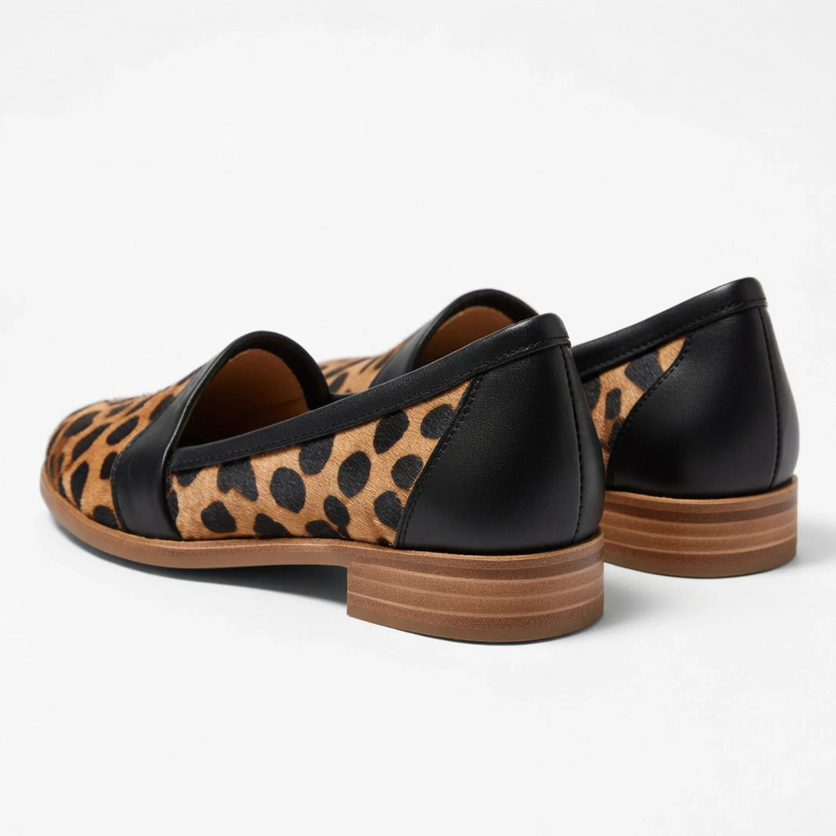 Lydia - Women's Animal-Print Pointed-Toe Loafers