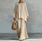 Maeve - Women's Oversized Tunic & Wide Leg Pant Set 1