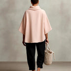 Marcy - Women's Cowl Neck Oversized Poncho Top 2