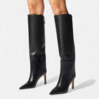 Norah - Women's Pointed-Toe Knee-High Boots