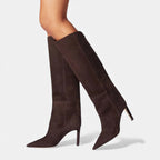Norah - Women's Pointed-Toe Knee-High Boots