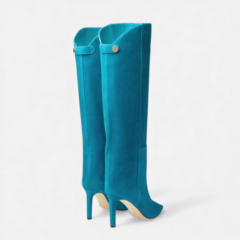 Norah - Women's Pointed-Toe Knee-High Boots