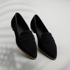 Rose - Women's Pointed-Toe Loafers with Band Detail