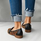 Rose - Women's Pointed-Toe Loafers with Band Detail